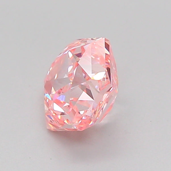 hexagonal 1.04 carat fancy vivid pink vs1  vg vg strong