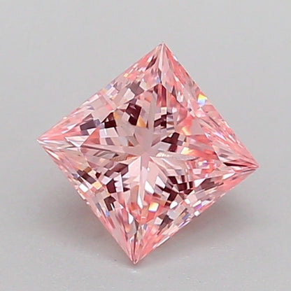 PRINCESS 1.01 CARAT FANCY INTENSE PINK VVS2  VG VG STRONG