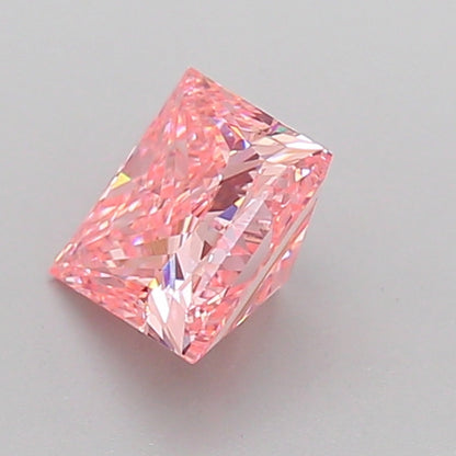 PRINCESS 1.07 CARAT FANCY INTENSE PINK VVS2  VG VG STRONG