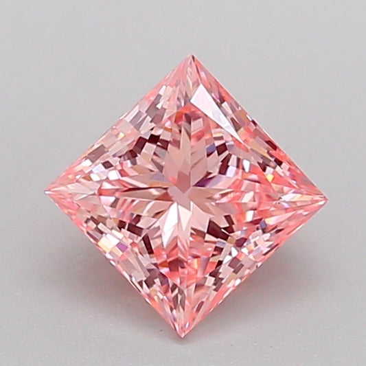 PRINCESS 1.07 CARAT FANCY INTENSE PINK VVS2  VG VG STRONG