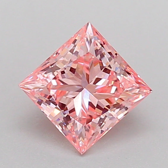 princess 1.11 carat fancy intense pink vvs2  ex vg strong