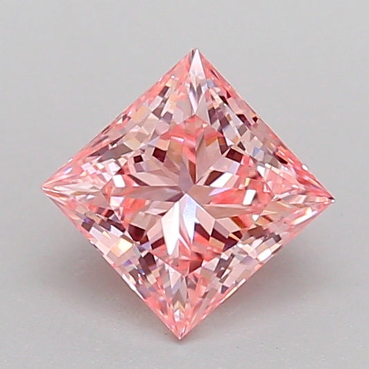 PRINCESS 1.11 CARAT FANCY INTENSE PINK VVS2  EX VG STRONG