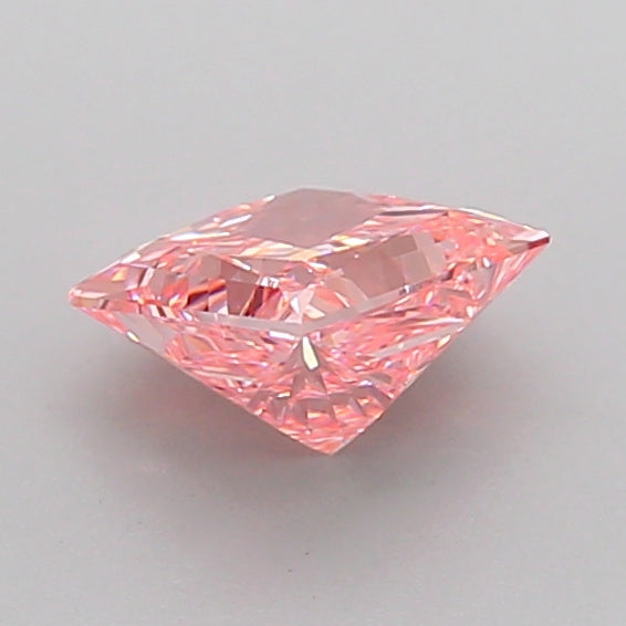 princess 1.06 carat fancy intense pink vvs2  vg vg strong