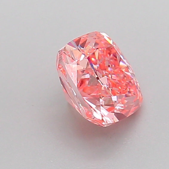 cushion 1.02 carat fancy intense pink vvs2  vg vg strong