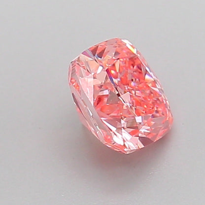 CUSHION 1.02 CARAT FANCY INTENSE PINK VVS2  VG VG STRONG