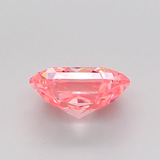 hexagonal 0.87 carat fancy vivid pink vvs2  ex ex strong