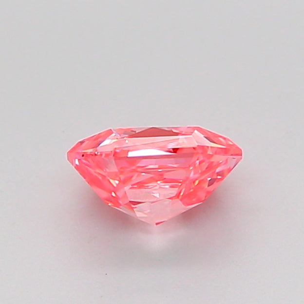 hexagonal 0.72 carat fancy vivid pink vvs2  vg vg strong