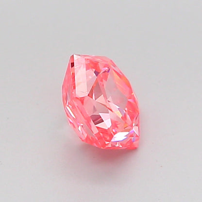 HEXAGONAL 0.72 CARAT FANCY VIVID PINK VVS2  VG VG STRONG