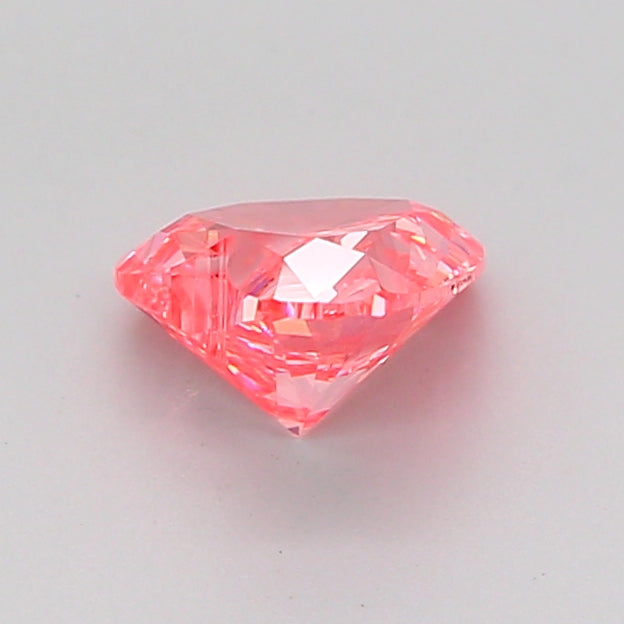 heart 0.84 carat fancy vivid pink vs1  vg vg strong