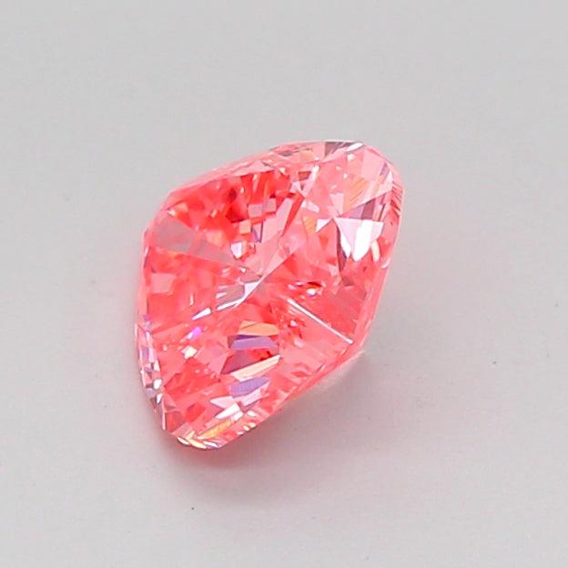 heart 0.84 carat fancy vivid pink vs1  vg vg strong