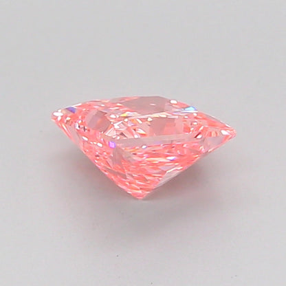 PRINCESS 0.73 CARAT FANCY INTENSE PINK VVS2  VG VG STRONG