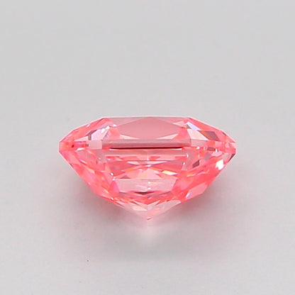 HEXAGONAL 0.86 CARAT FANCY VIVID PINK VVS2  EX VG STRONG