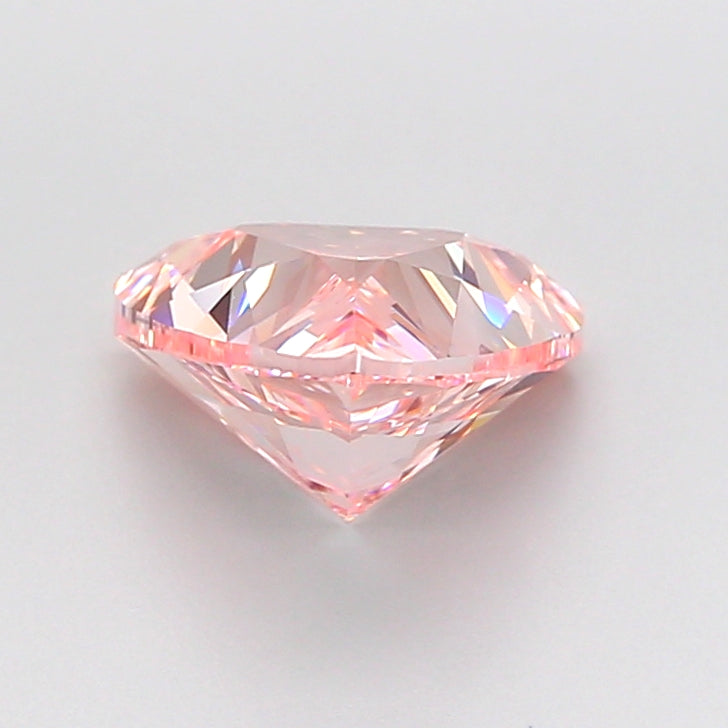 triangular 2.01 carat fancy vivid pink vvs1  ex ex slight