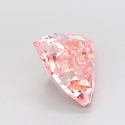 TRIANGULAR 2.01 CARAT FANCY VIVID PINK VVS1  EX EX SLIGHT