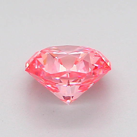 octagonal 0.99 carat fancy vivid pink i1  good good slight