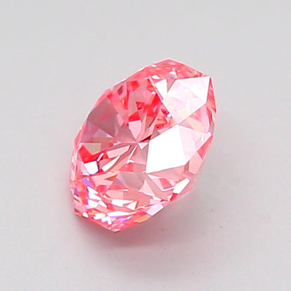 OCTAGONAL 0.99 CARAT FANCY VIVID PINK I1  Good Good SLIGHT