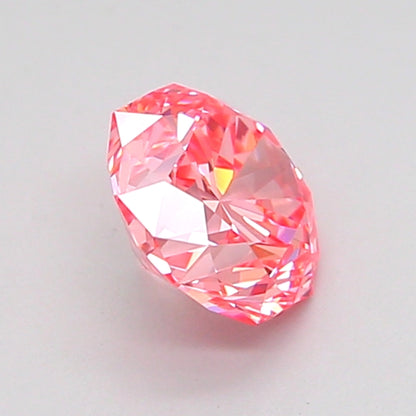 OCTAGONAL 0.99 CARAT FANCY VIVID PINK I1  Good Good SLIGHT