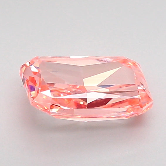 radiant 1 carat fancy intense pink vs1  vg vg slight