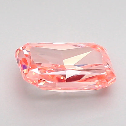 RADIANT 1 CARAT FANCY INTENSE PINK VS1  VG VG SLIGHT