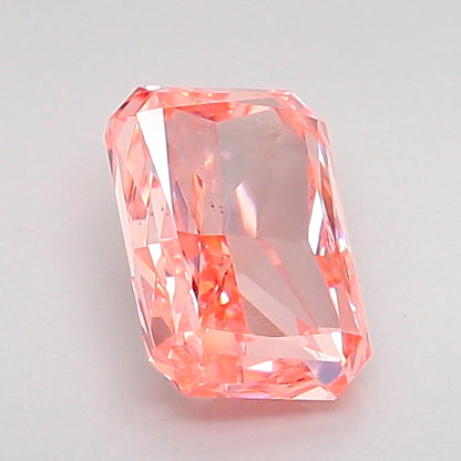 RADIANT 1 CARAT FANCY INTENSE PINK VS1  VG VG SLIGHT