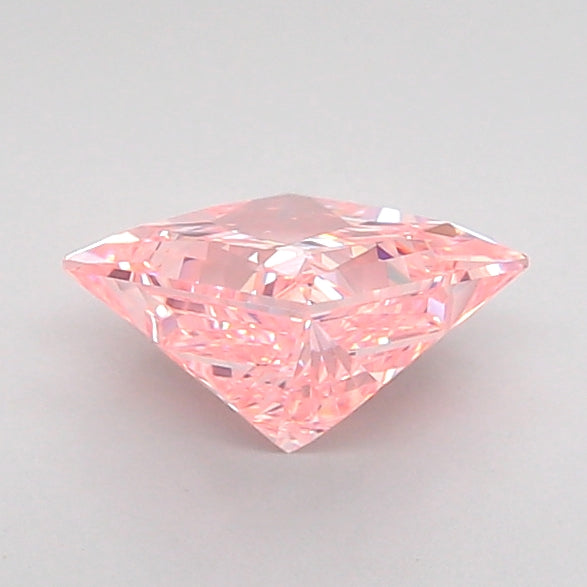 princess 1.01 carat fancy vivid pink vvs2  vg vg slight