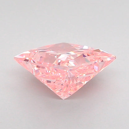 PRINCESS 1.01 CARAT FANCY VIVID PINK VVS2  VG VG SLIGHT
