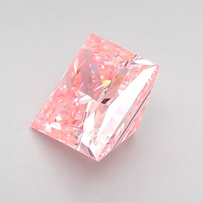 PRINCESS 1.01 CARAT FANCY VIVID PINK VVS2  VG VG SLIGHT