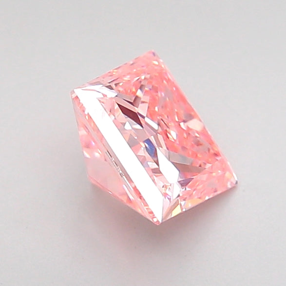 princess 1.01 carat fancy vivid pink vvs2  vg vg slight