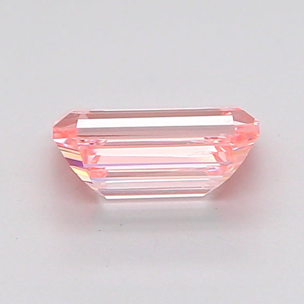 emerald 1.01 carat fancy intense pink si1  vg vg slight