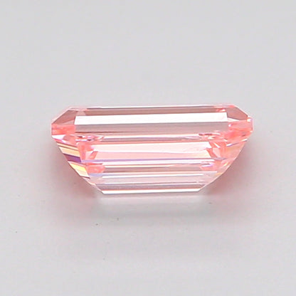 EMERALD 1.01 CARAT FANCY INTENSE PINK SI1  VG VG SLIGHT
