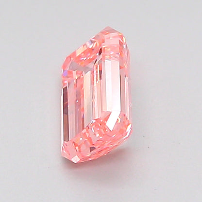 EMERALD 1.01 CARAT FANCY INTENSE PINK SI1  VG VG SLIGHT