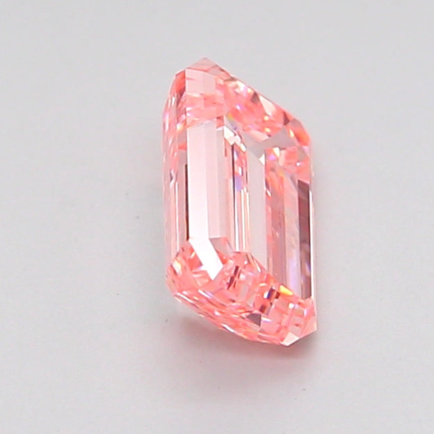emerald 1.01 carat fancy intense pink si1  vg vg slight