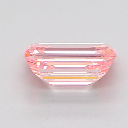 EMERALD 0.97 CARAT FANCY INTENSE PINK VVS2  VG VG STRONG