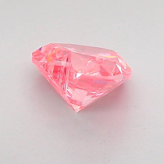 heart 0.77 carat fancy vivid pink vs1  ex vg slight