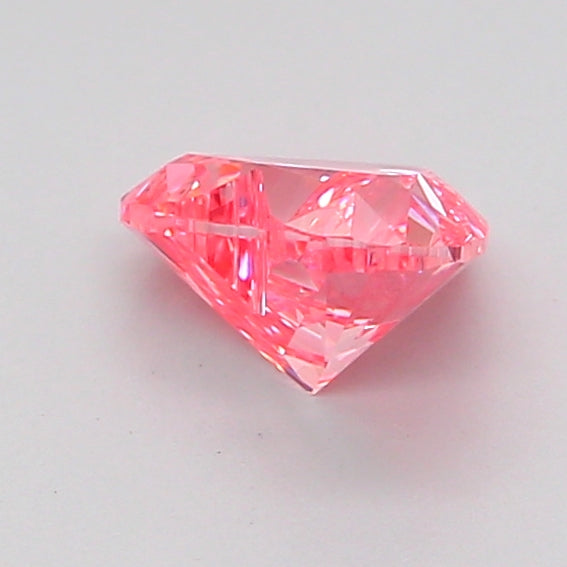heart 0.86 carat fancy vivid pink vvs2  good vg strong