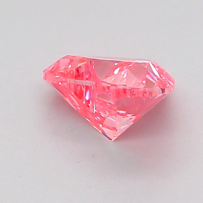 HEART 0.86 CARAT FANCY VIVID PINK VVS2  Good VG STRONG