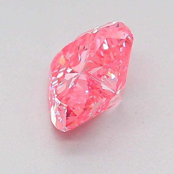 heart 0.86 carat fancy vivid pink vvs2  good vg strong