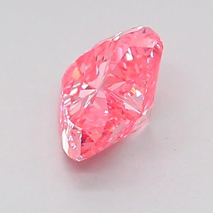 HEART 0.86 CARAT FANCY VIVID PINK VVS2  Good VG STRONG