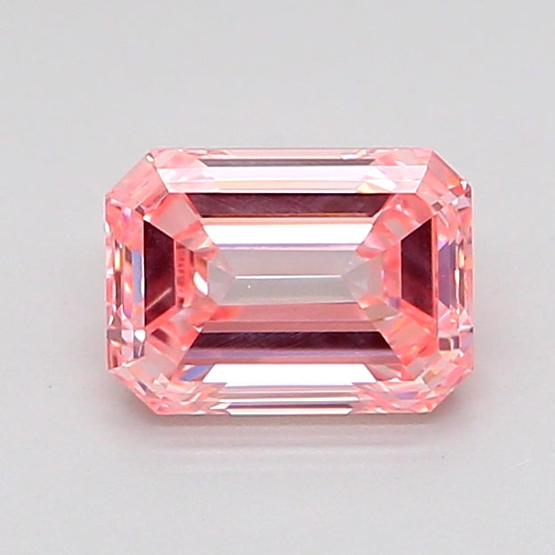 emerald 1.1 carat fancy intense pink vvs2  vg vg slight