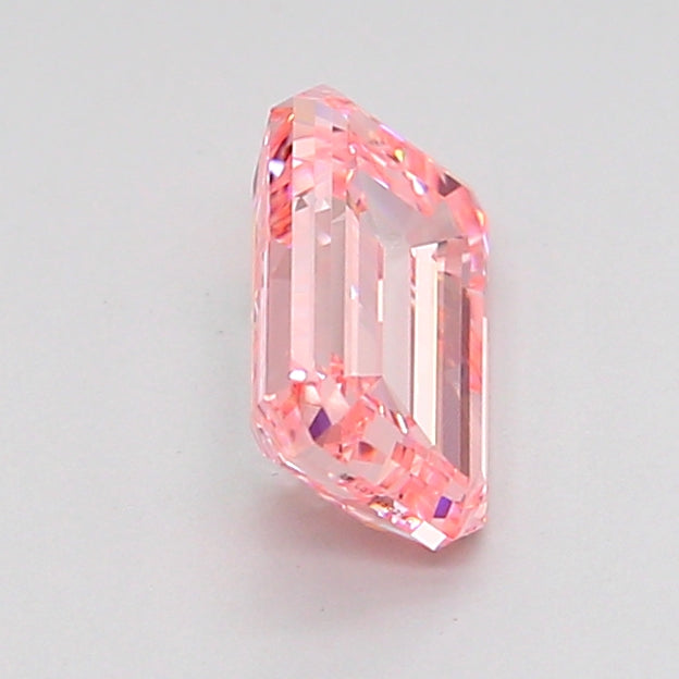 emerald 1.02 carat fancy intense pink vvs2  vg vg slight