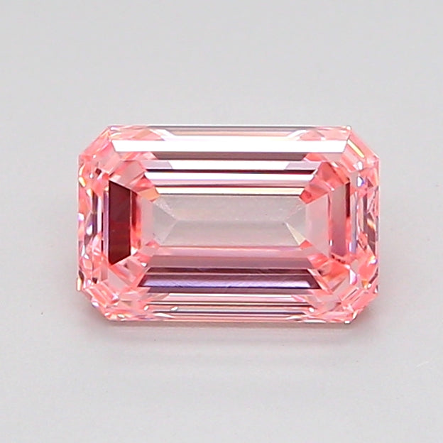 emerald 1.02 carat fancy intense pink vvs2  vg vg slight