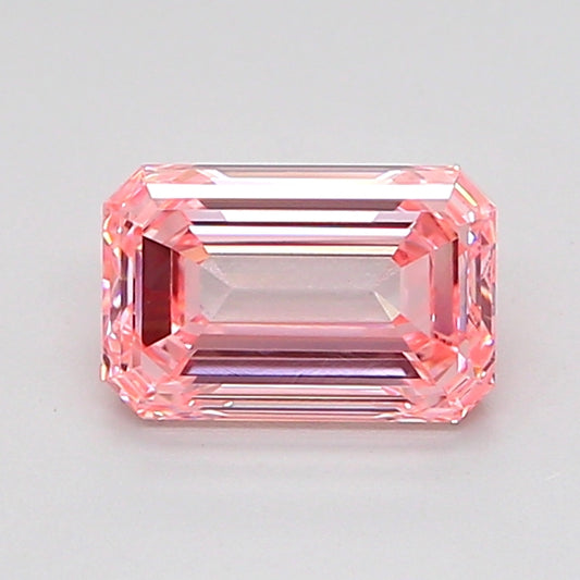 EMERALD 1.02 CARAT FANCY INTENSE PINK VVS2  VG VG SLIGHT