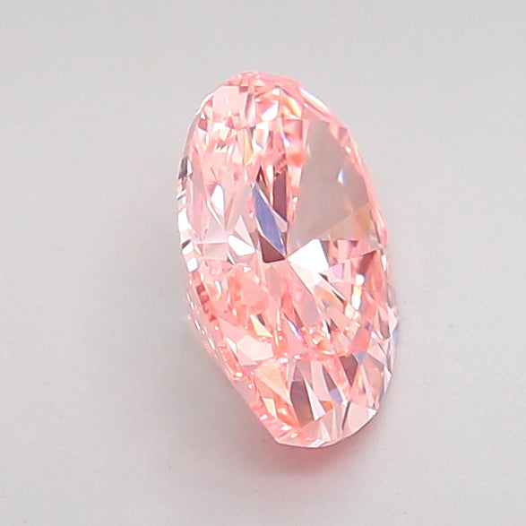 oval 1.01 carat fancy vivid pink vvs2  vg vg slight