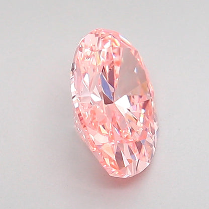 OVAL 1.01 CARAT FANCY VIVID PINK VVS2  VG VG SLIGHT