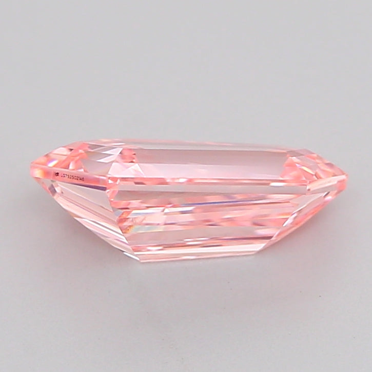 hexagonal 1.38 carat fancy intense pink vs1  ex vg slight
