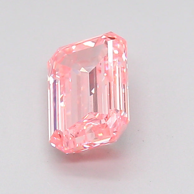 emerald 1 carat fancy intense pink vvs2  vg vg slight