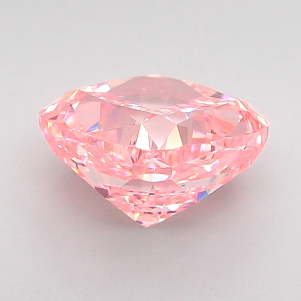 cushion 1.55 carat fancy intense pink vs2  vg vg slight