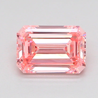 EMERALD 1.15 CARAT FANCY INTENSE PINK VVS2  VG VG SLIGHT