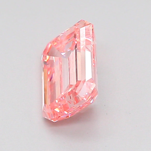 emerald 1.03 carat fancy intense pink vvs2  vg vg slight