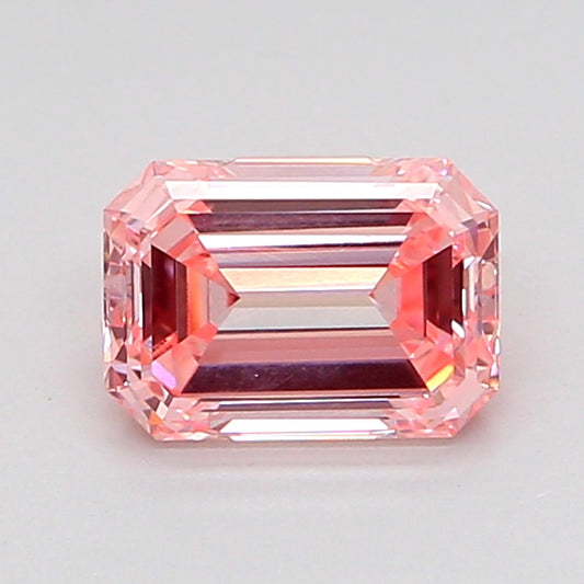 EMERALD 1.03 CARAT FANCY INTENSE PINK VVS2  VG VG SLIGHT